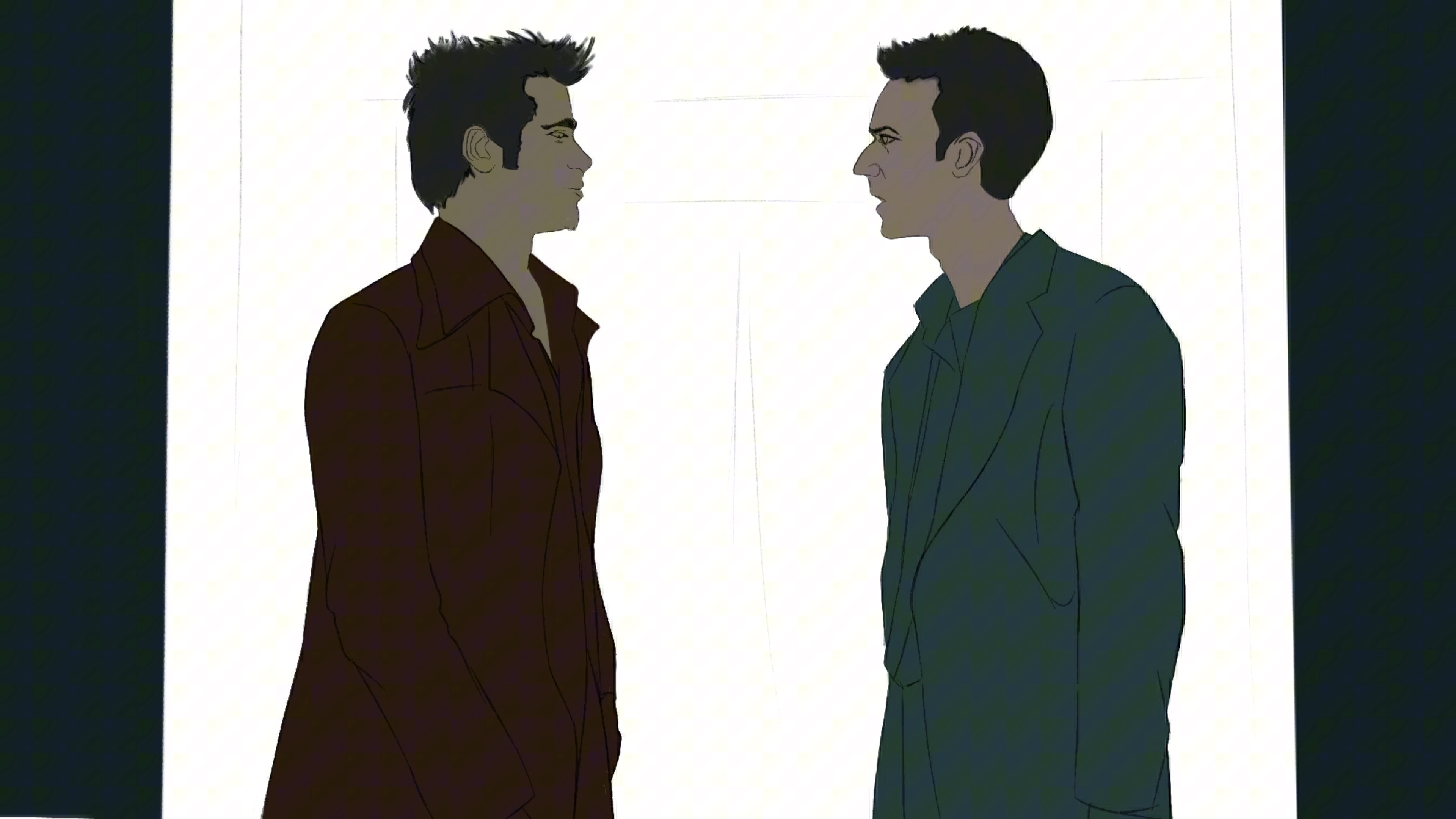 搏击俱乐部绘画过程