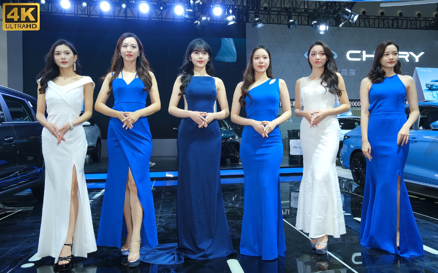 2022年12月,奇瑞展台性感美女模特走秀混剪 南宁车展4k