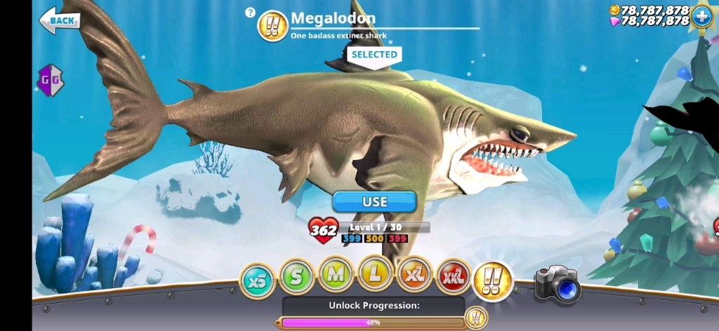 饥饿鲨世界:吃一条鱼升满级