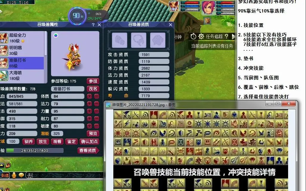 梦幻西游打书技巧与技能位置选择详解!(低成本打造实用宝宝)_哔哩哔哩bilibili_梦幻西游_技巧