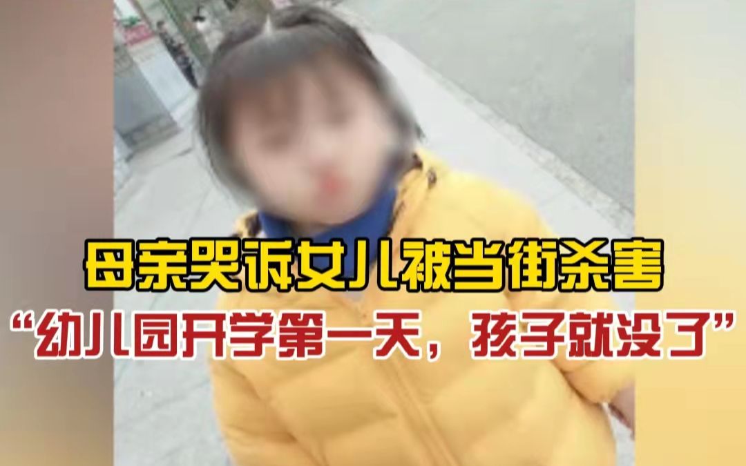 怎么下得去手?母亲哭诉自己孩子被当街杀害“幼儿园开学第一天,孩子就没了”哔哩哔哩bilibili