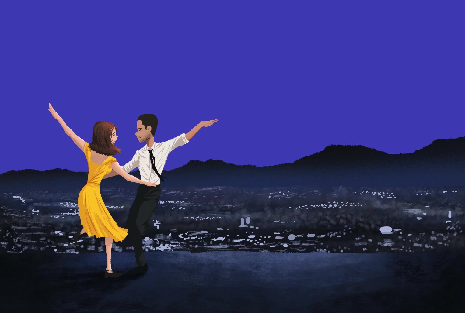 【ipad pro】procreate手绘电影剧照-爱乐之城