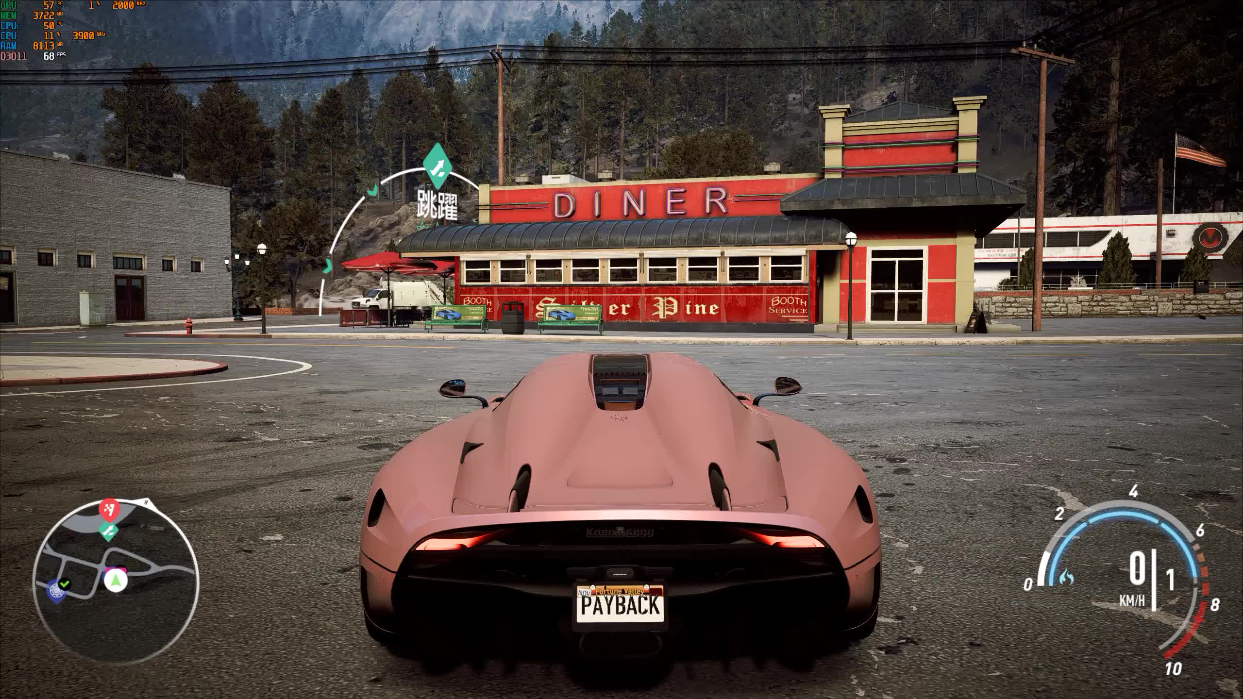 名人堂1070ti战2k超高特效极品飞车20开局车祸连环难受啊