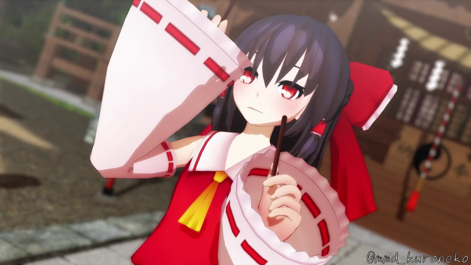 东方mmd博丽灵梦的百奇之舞百奇节