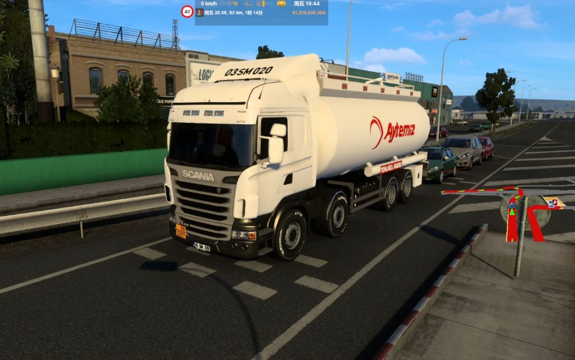 【欧卡2mod】#002 斯堪尼亚r440油罐车_哔哩哔哩bilibili_欧洲卡车