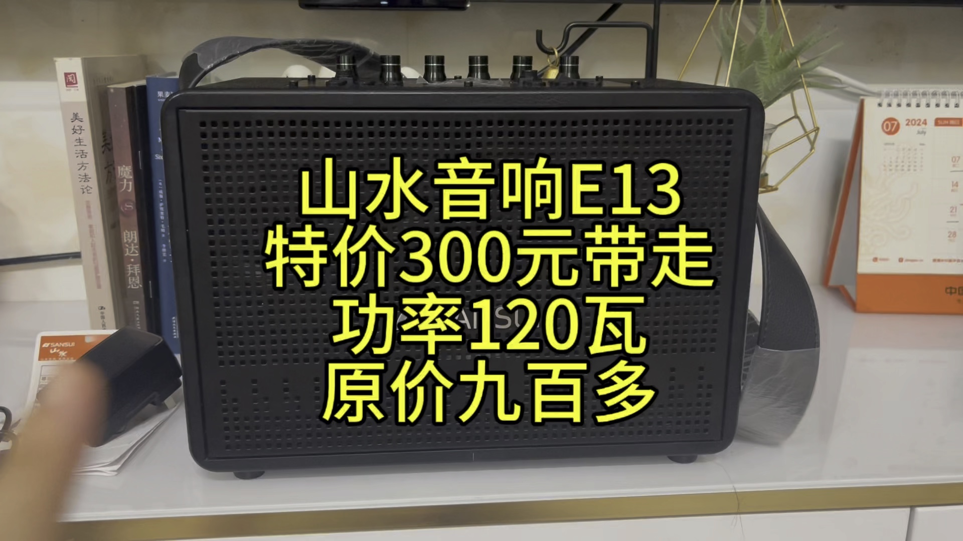山水音响e13特价300元带走功率120瓦原价九百多元#电吹管演奏 #二手