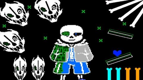 Ink!Sans 2 player fight (P1 Ink P2 Player) by SwitchGlitch - Play