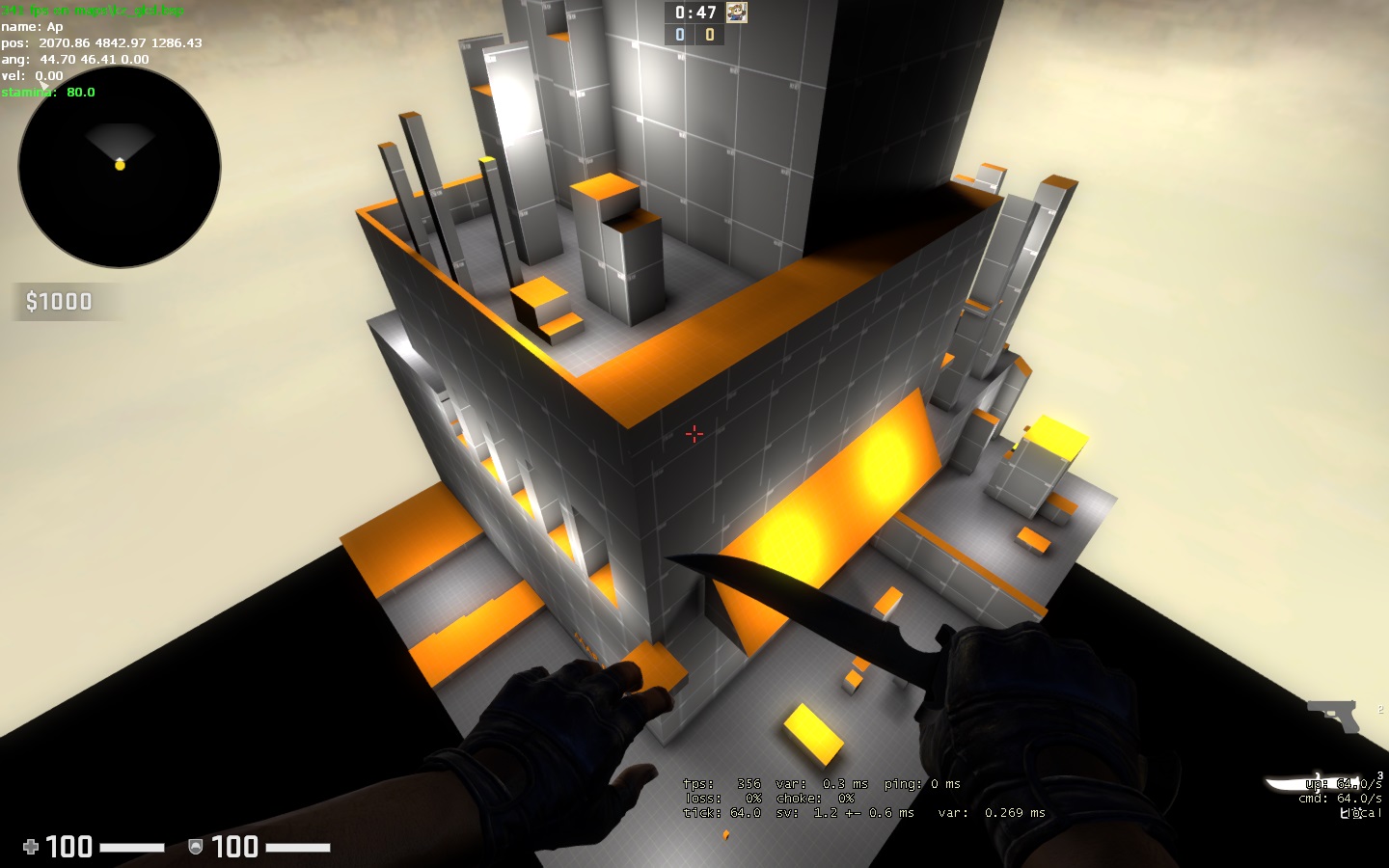 [csgo kz] 自制地图kz_gkd