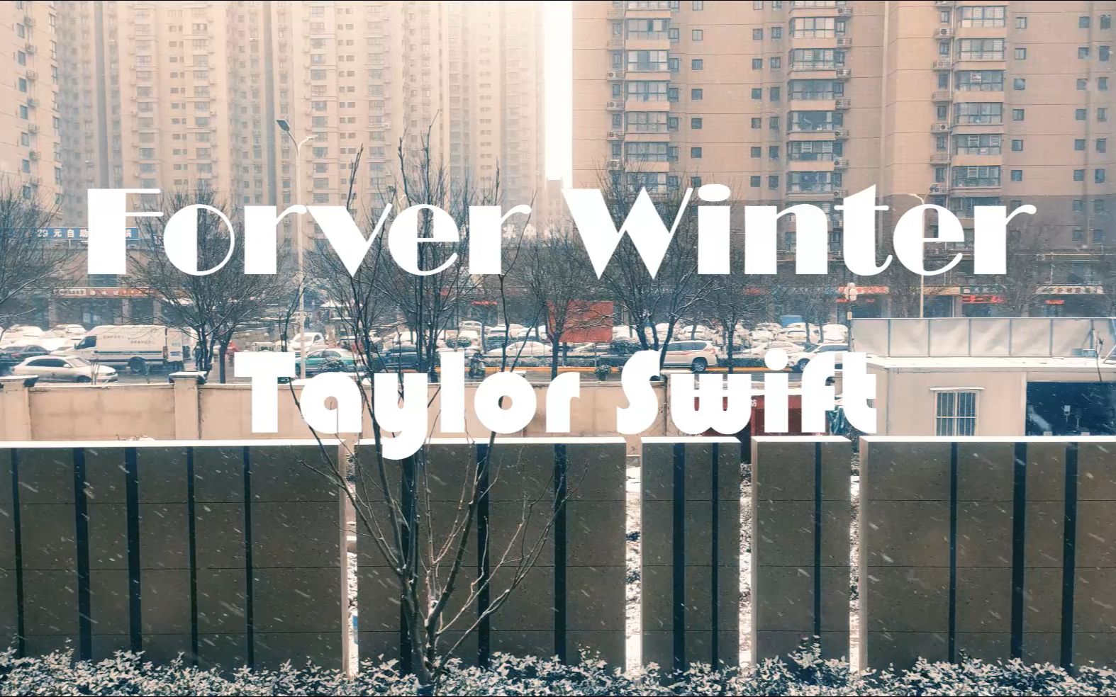 【Taylor Swift】我愿做你永恒的夏日暖阳|《Forever Winter》(Taylor's Version)哔哩哔哩bilibili