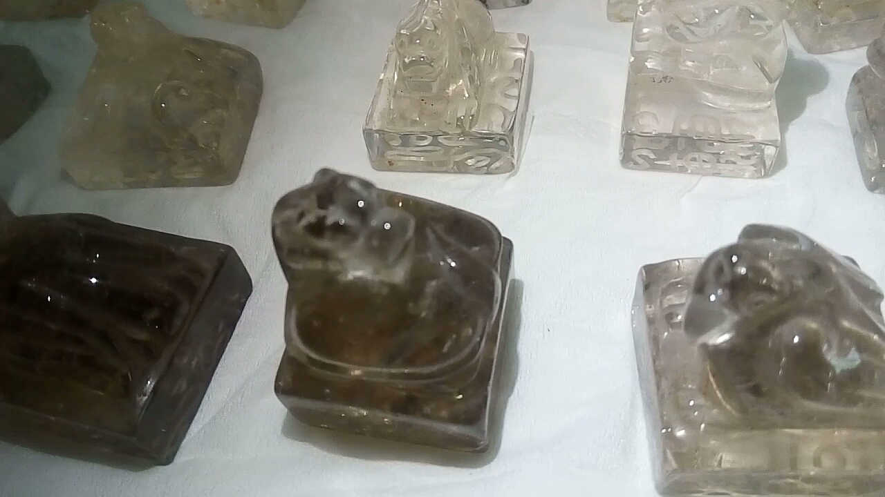 汉代水晶印章龟印龙印