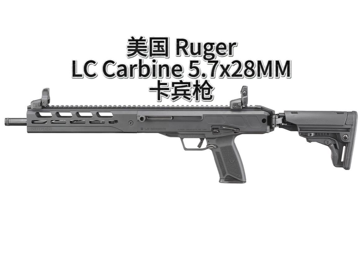 【国语】美国 Ruger LC Carbine 5.7x28MM卡宾枪哔哩哔哩bilibili