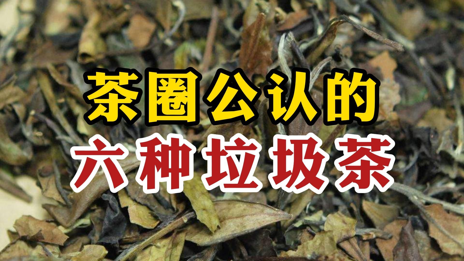 茶圈公认的六种垃圾茶,内行人打死都不喝,却还很多人上当受骗!哔哩哔哩bilibili