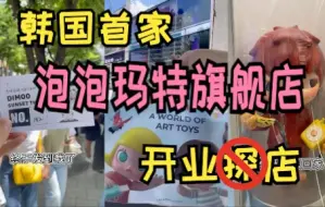 Download Video: 韩国首家泡泡玛特旗舰店开业啦！排队买娃中！