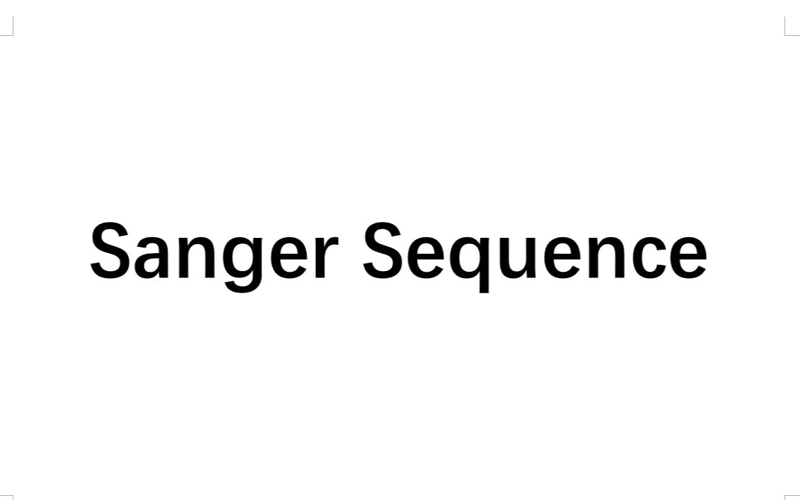 Sanger测序原理(How does Sanger Sequencing Work)哔哩哔哩bilibili