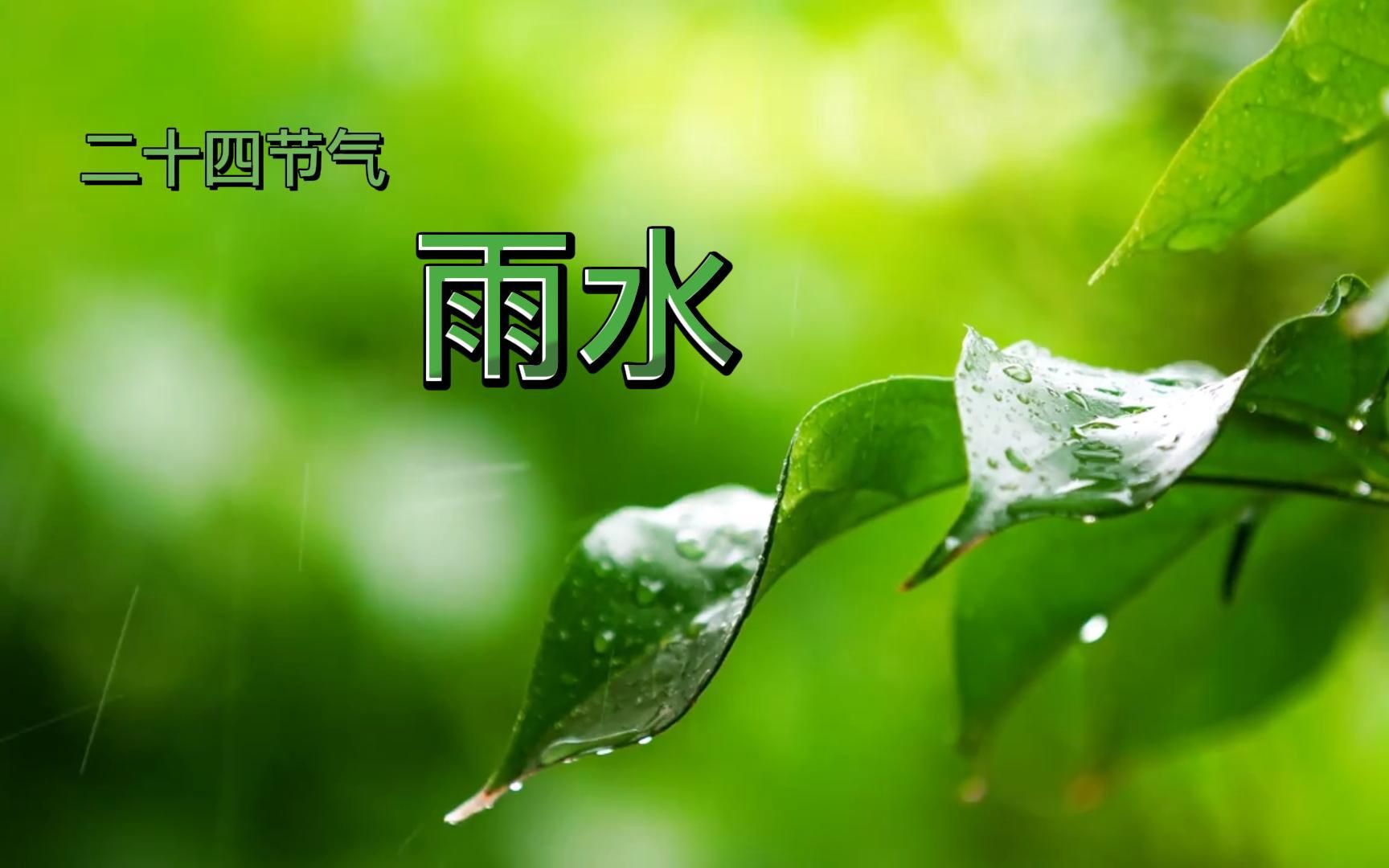 [图]二十四节气：雨水，春雨贵如油