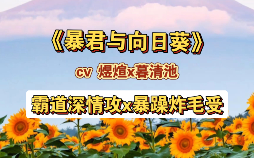 《暴君与向日葵》广播剧(附小说)霸道深情攻x暴躁炸毛受|cv煜煊x暮清池|原著viburnum哔哩哔哩bilibili