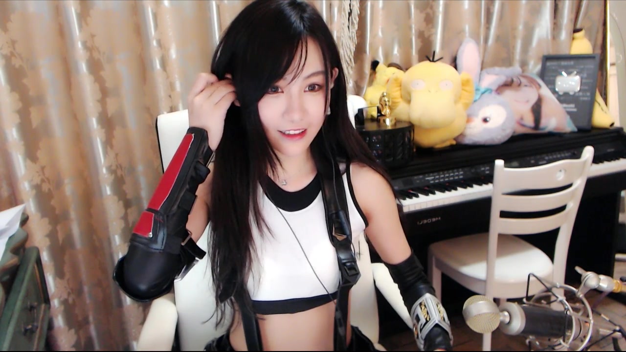 misa喵老师cos蒂法斗鱼二次元美女主播6.