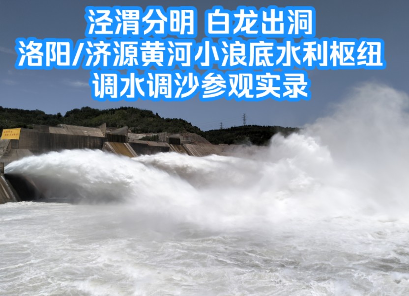 【治理黄河的典范】黄河小浪底水利枢纽调水调沙参观实录哔哩哔哩bilibili