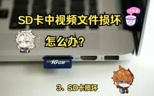 Télécharger la video: SD卡中视频文件损坏怎么办？损坏的视频该如何修复