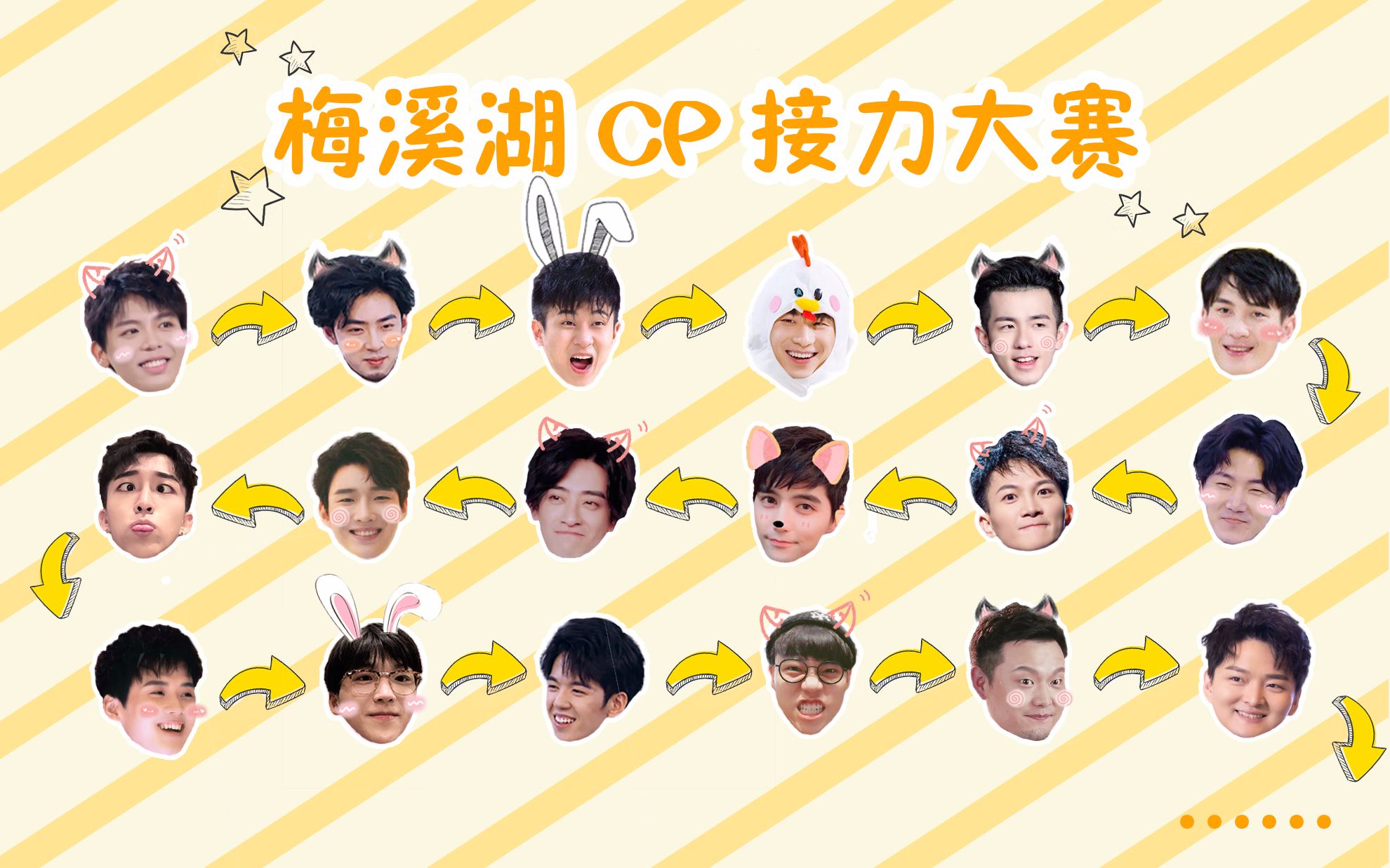 声入人心梅溪湖男团cp接龙36个大猪蹄子的爱恨情仇