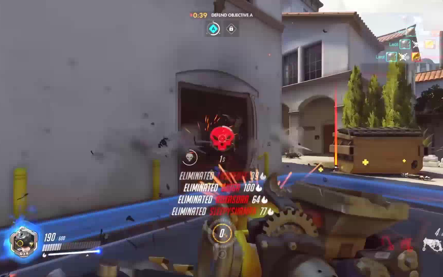 守望先锋经典击杀时刻,最后居然一分钟结束战斗