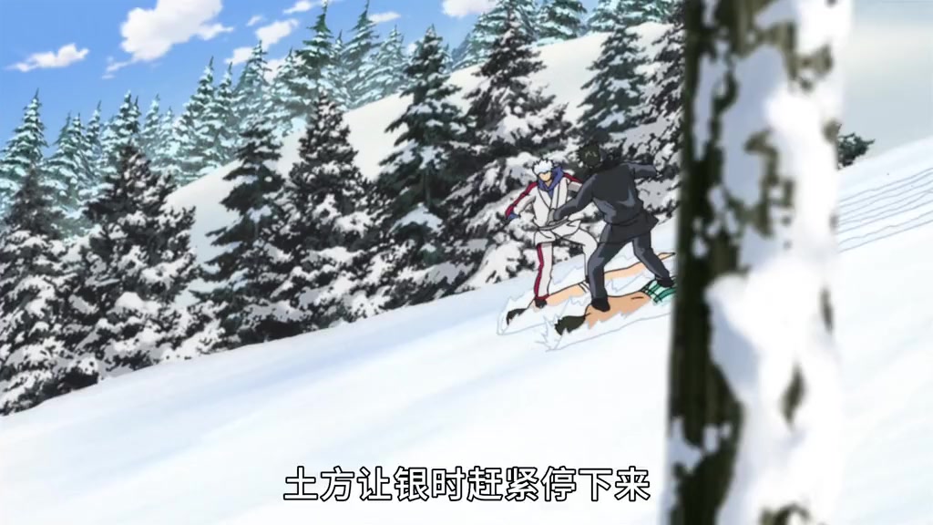 快来看，将军要去滑雪啦#银魂 #银魂名场面 #坂田银时 #动漫推荐 #动漫解说