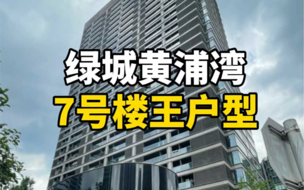 绿城黄浦湾7号楼 楼王户型 246.31平方4房2厅3卫 一梯一户哔哩哔哩bilibili