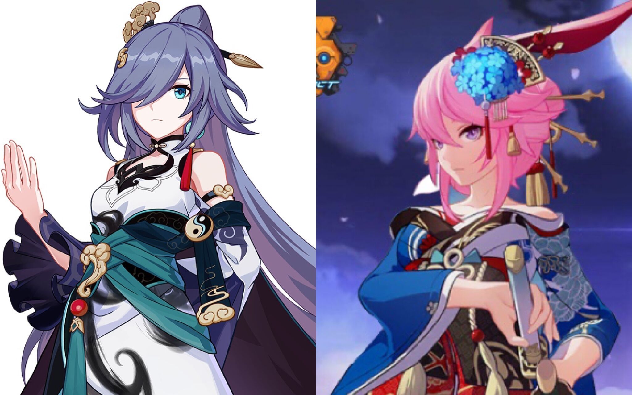 【mmd/崩坏3】响喜乱舞 云墨丹心 信花舞伎_哔哩哔哩_bilibili