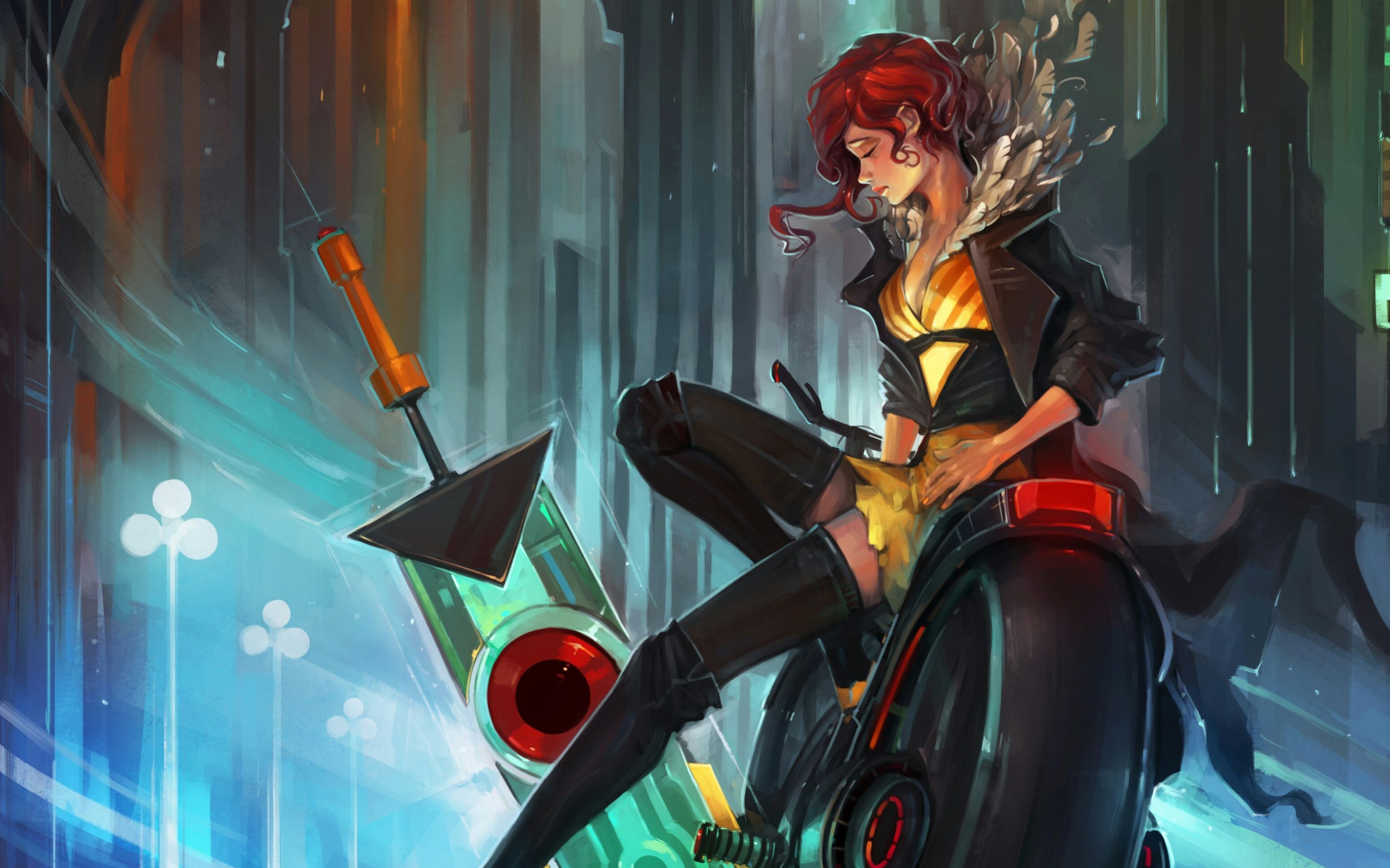 【晶体管】一款堪称艺术品的唯美游戏(transistor结局 剧透警告)