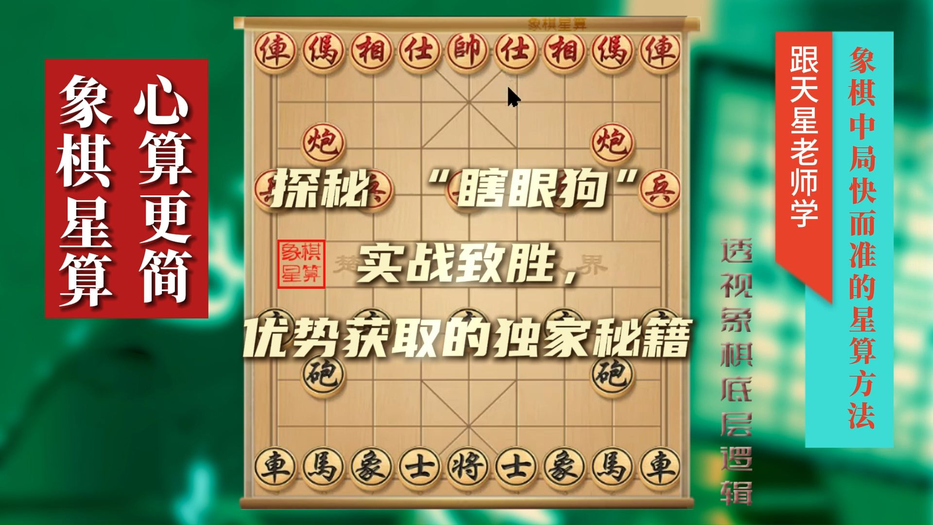 瞎眼狗布局详细讲解,瞎眼狗合集 象棋教学哔哩哔哩bilibili