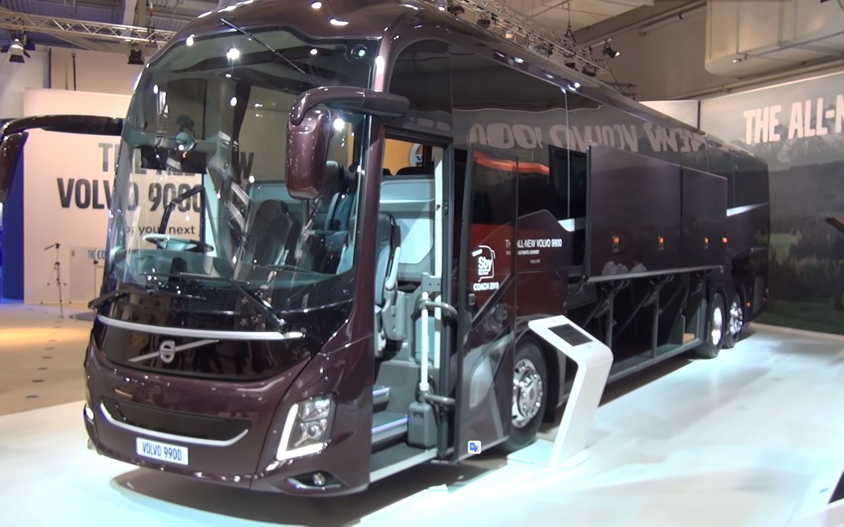 2019款沃尔沃9900巴士外观和内饰