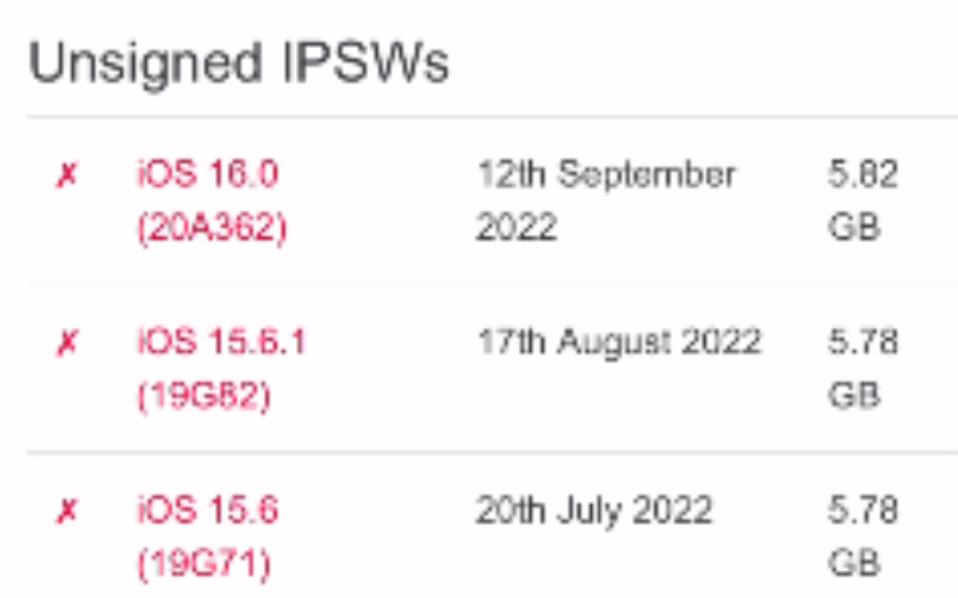 ipwsme 网站可以下iOS系统 但我发现苹果x居然不能降级?哔哩哔哩bilibili