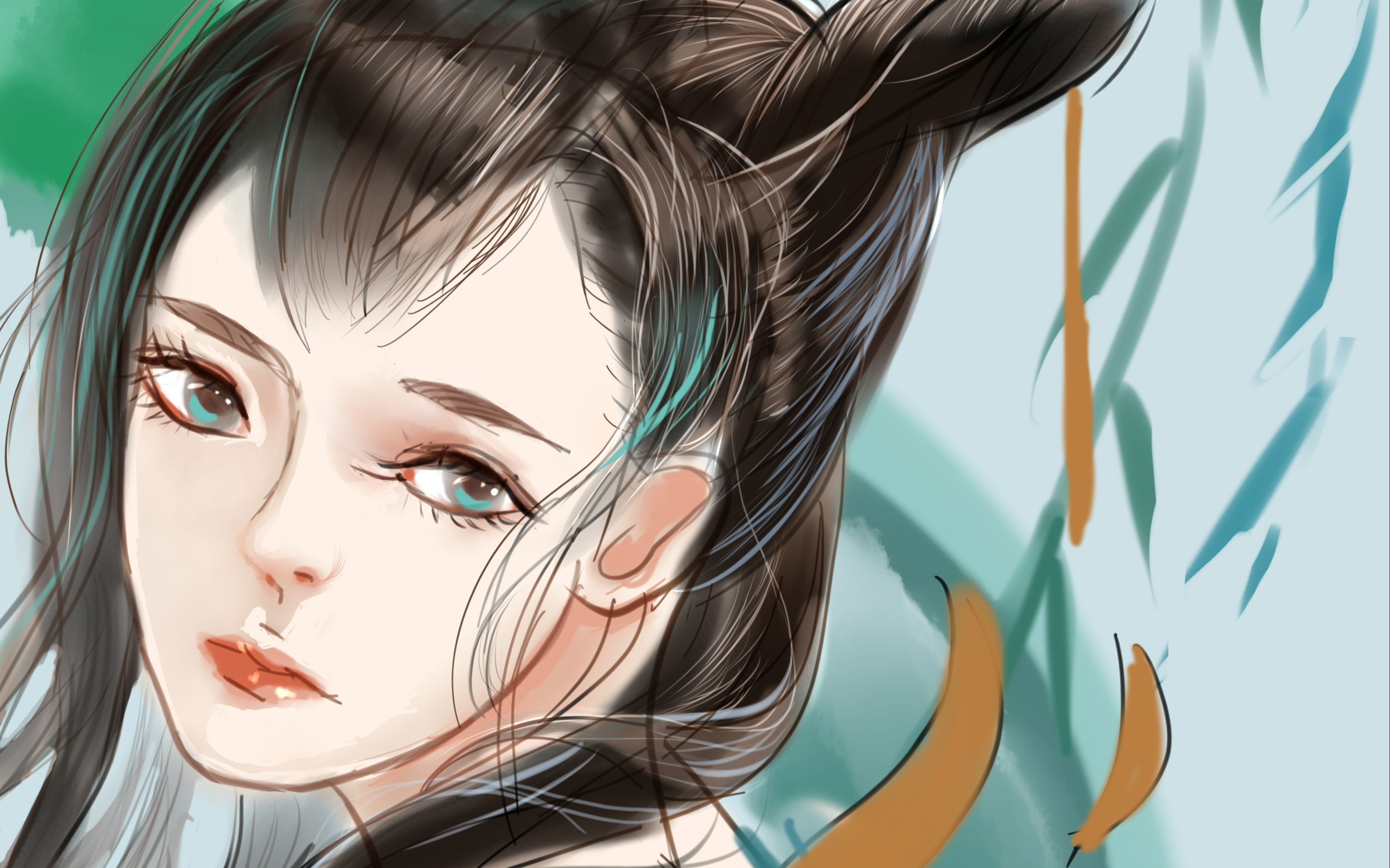 古风板绘练习_哔哩哔哩 (゜-゜)つロ 干杯~-bilibili