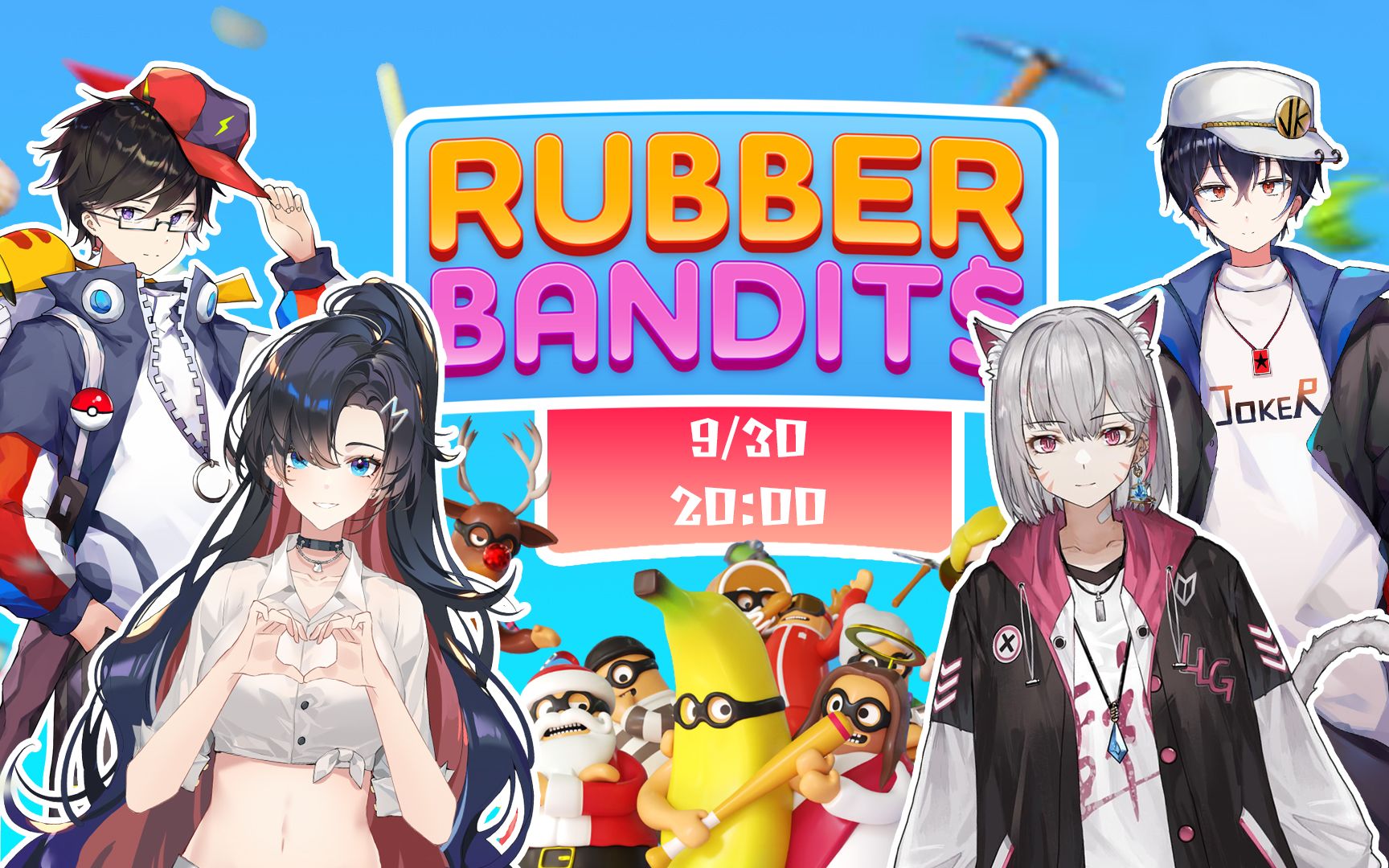 [图]【小智娱乐直播】2022.9.30——RUBBER BANDITS