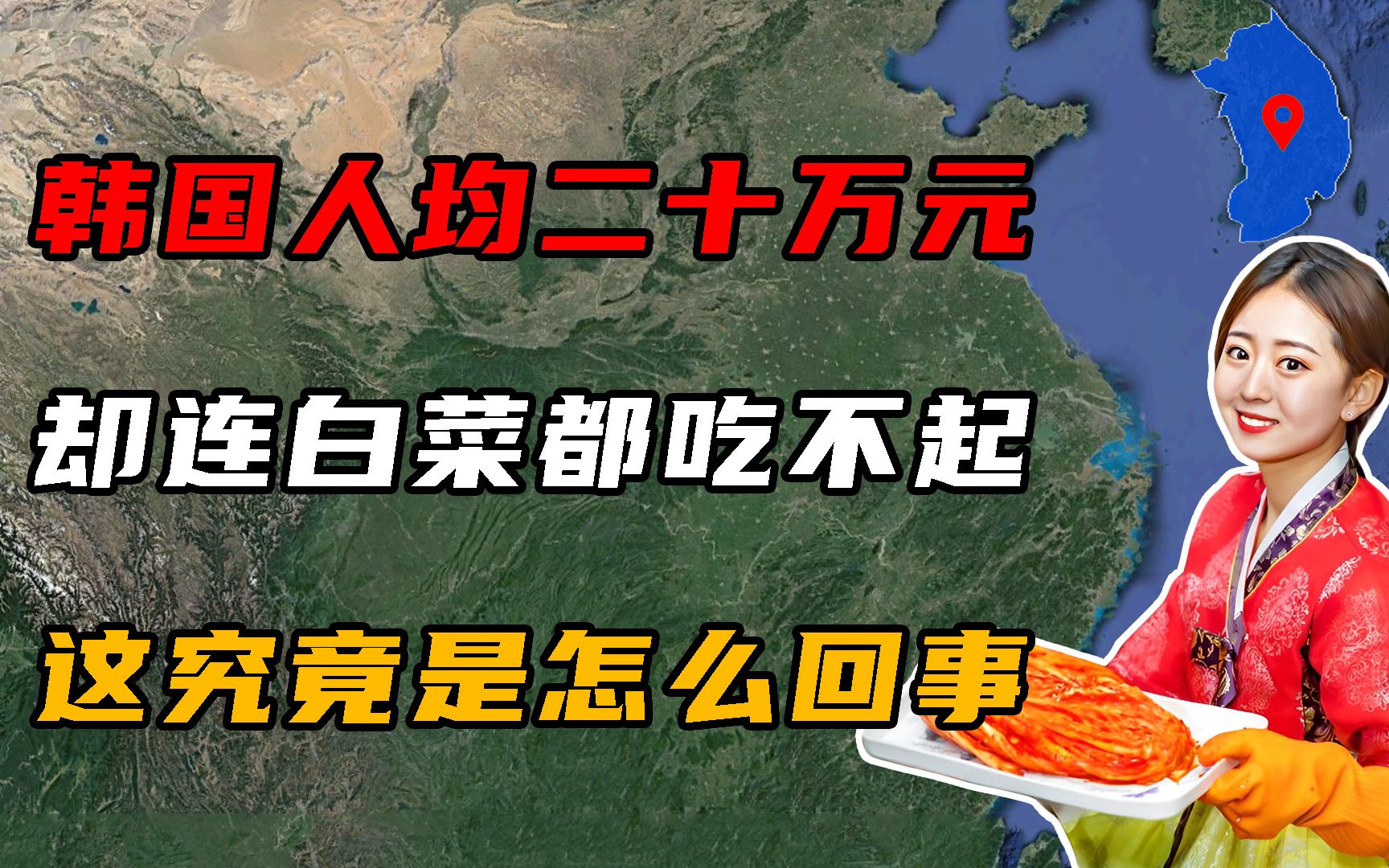 韩国人均年薪20万,却连白菜都吃不起,这究竟是怎么回事?哔哩哔哩bilibili