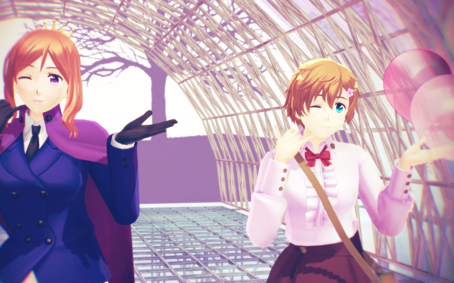 【aph/mmd】弗朗索瓦丝与贞德的call me maybe