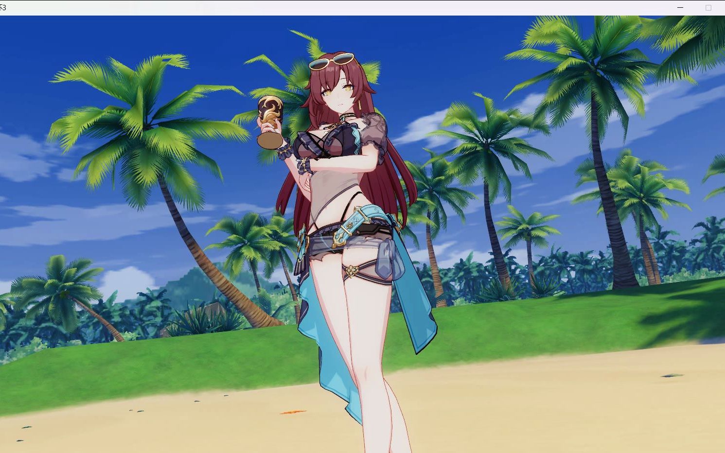 【崩坏3】水色流韵 伊甸 服装试玩_崩坏3