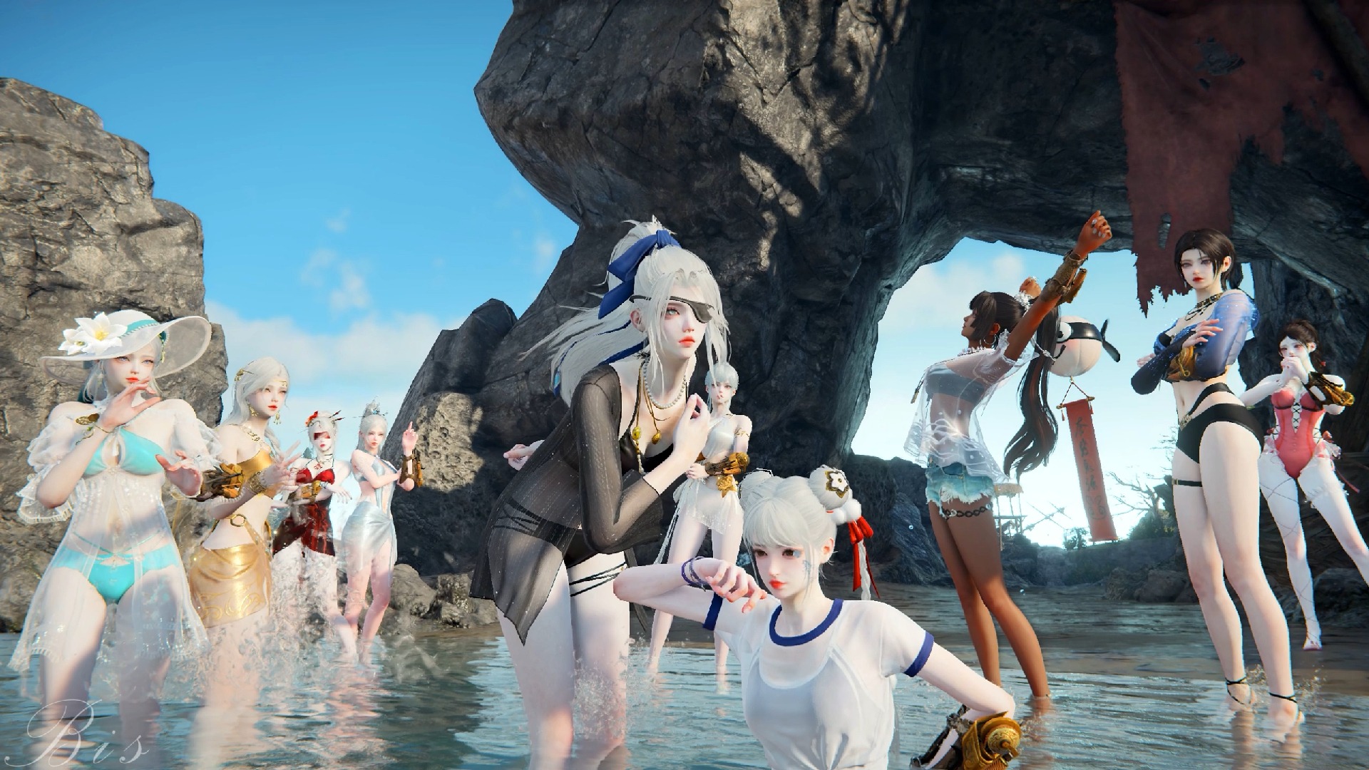 永劫无间泳装女团(全)