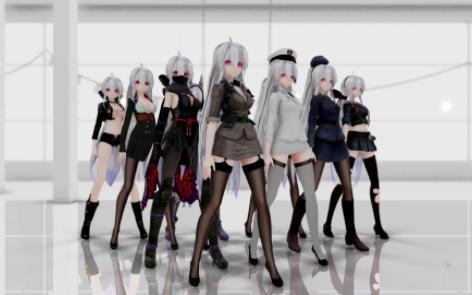 [图]【MMD-2k60fps】弱音组合One-Two-Three(一次性看够！)