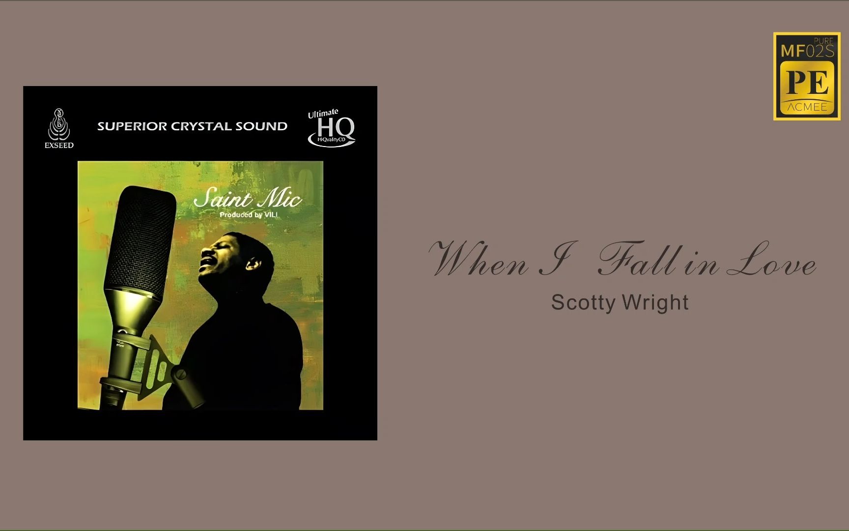 [图]【Hires】超强音质-圣唛男声-Scotty Wright《When I Fall in Love》