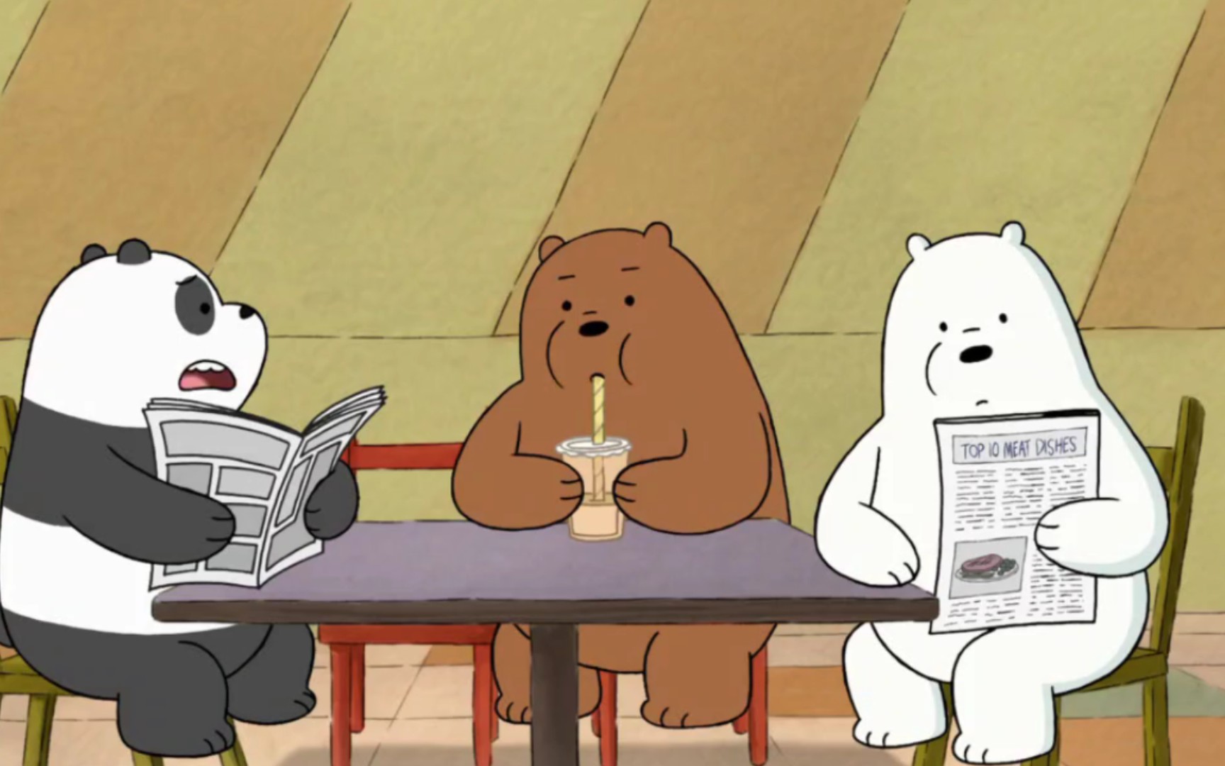 【咱们裸熊】胖达交了个新网友