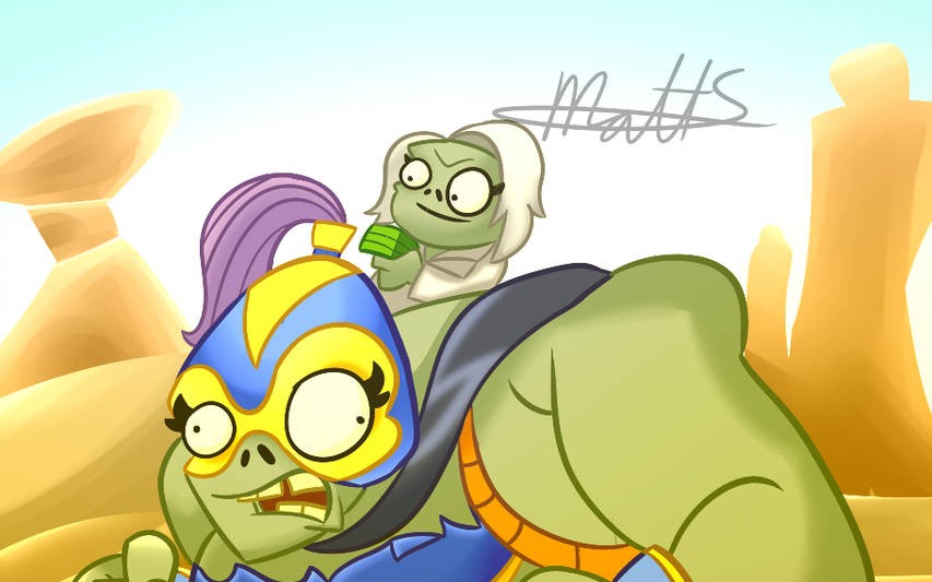 植物大战僵尸英雄-恐怖摔跤狂