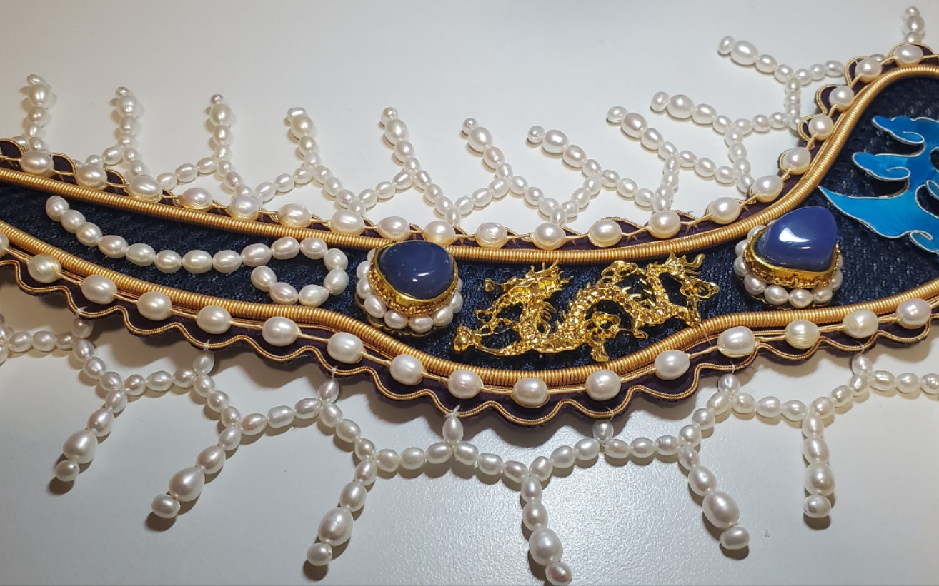 我在民间做凤冠博鬓部分的制作心得