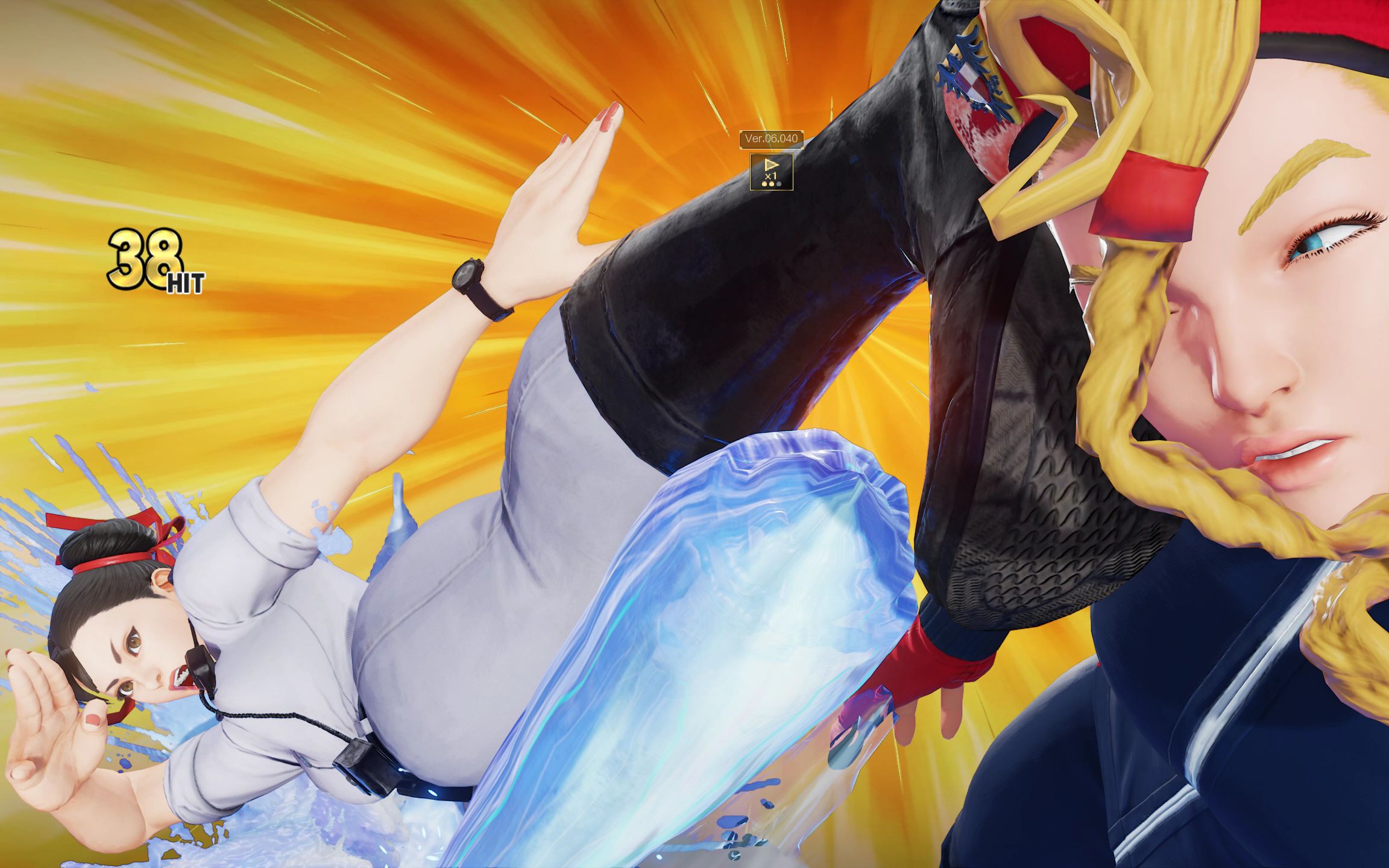 【松子的街霸自修】升龙拳天梯第一春丽 vs 嘉米(附春丽&嘉米 汉化