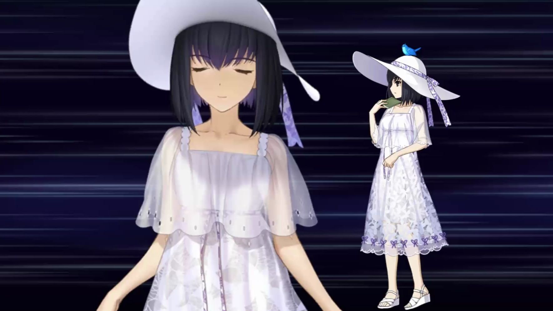 【fgo】久远寺有珠 2破 技能 宝具 攻击ex动作演示