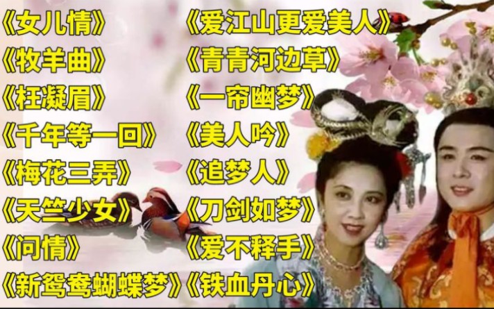 [图]影视歌曲<女儿情><牧羊曲><枉凝眉><千年等一回><梅花三弄>