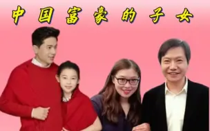 下载视频: 中国富豪的子女，雷军女儿美，董明珠儿子帅，李彦宏：都让让！