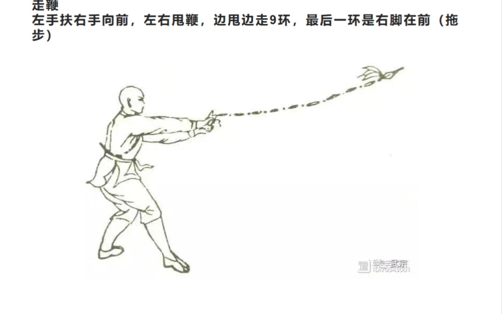 少林九节鞭的使用技法