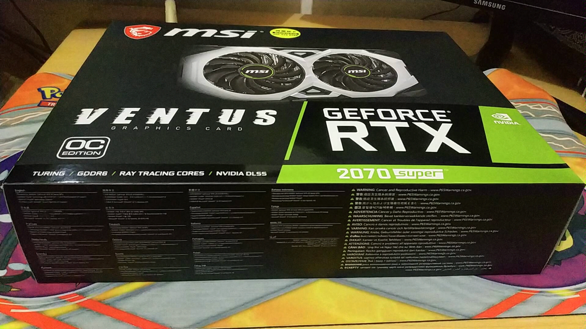 【索爷开箱】微星rtx2070super显卡测评