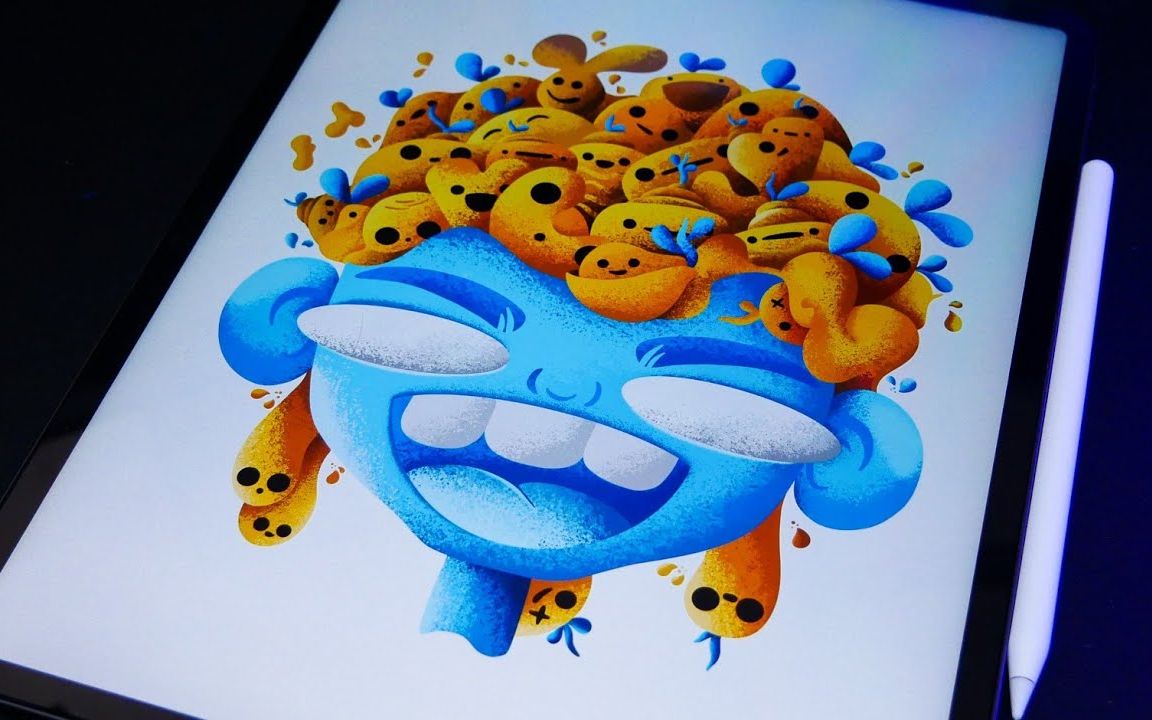 【ipad绘画】涂鸦插画 - procreate绘画过程